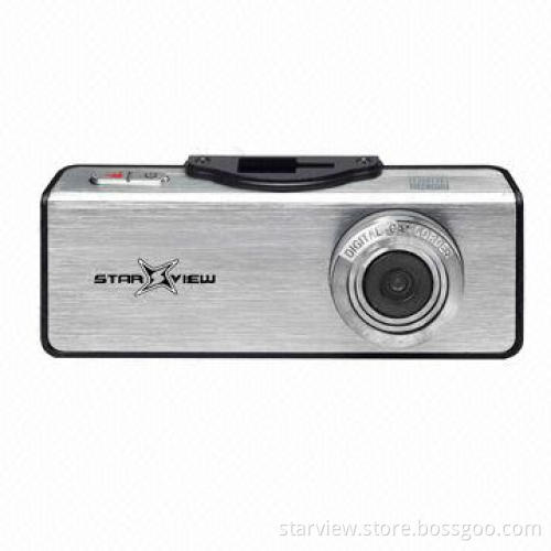Portable DVR with Ambarella A5 Chipset, Full HD 1,080P 30fps, Brushed Aluminum, Clear Night Vision